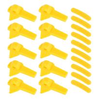 20 vnt. Padangų keitimo stalo montavimo/demontavimo galvutė  Duck , ratlankio apsauga yellow