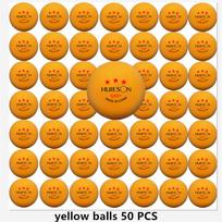 Huieson 3 Star Ping Pong Balls 50~100 PCS ABS 40+ New Material Table Tennis Balls Ping Pong Balls For Competition