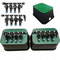 Rain Bird 8-Section Kit: Manifold with Compressor, 2 Wells, Pe 25