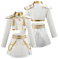 2026 K-POP Demonų Medžiotoja Merginų Grupės Cosplay Kostiumas - Baltas Helovino Scenos Rinkinys 150CM white