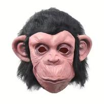Latex Vivid Monkey Mask With Wig Funny Full Face Animal Mask Dress Up Accessory Halloween Cosplay Costume Prop Party Decors Prop gray