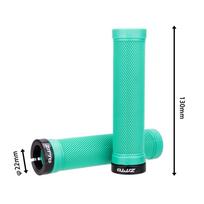 Handlebar Grips Shock Absorbing 22mm Bike Lockable Handle Grip , Blue blue