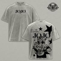 Johnny Joestar Tee Washed – JoJo’s Bizarre Adventure Steel Ball Run Part 7 3XL gray