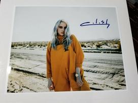 Billie Eilsh Signed 8x10 Photo RP -  ShipN!
