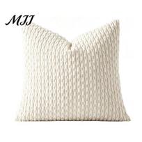 Solid Color Sofa Bedside Pillows Bohemian Corduroy Throw Pillow Cover, Soft Decorative Cushion Case, Hidden Retro Style Home Decor Covers Zipper 45x45cm