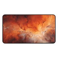 Mars Surface Art Desk Mat Suitable For Home Office Xxl Minimalist Office Decoration Mat The Perfect Gift For Her And Him 800x300x2mm orange