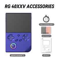 Anbernic RG40XXV Handheld Game Console 4'' IPS Screen Linux 64-bit RGB Joystick 3200mAh Video Player Supports Streaming HDMI Out mėlyna