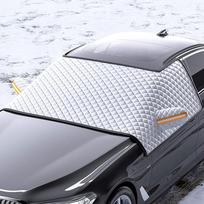 Car Windshield Cover  All-Season Thick Antifreeze Protection for Nissan Qashqai J10 J11 2008-2023 Easy Install Wind Snow Ice Block Outdoor Vehicle S oranžinė