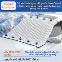 For Fiat 500 Panda Punto Bravo Doblo Car Front Windshield Sunshade Prevention Snow Shield Waterproof Anti Ice Frost Cover gray