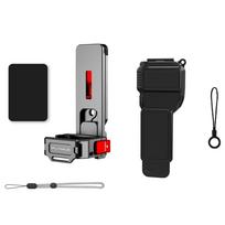 Flymile Magnetic Metal Tripod for DJI Osmo Pocket 4P/4/3 Magnetic Foldable Selfie Stick Mantis Hook Stand gray