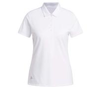 ADIDAS GOLF Sportiniai marškinėliai 'Women's Solid Performance Short Sleeve Polo' balta