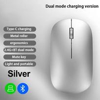 Lenovo Wireless Mouse Type-C Charging Portable Office Silent Click Ergonomic Universal Laptop Lightweight Office Game No-Noise sidabras