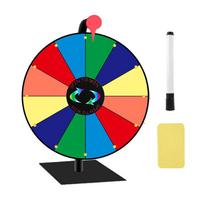 Spin Game Wheel For Indoor Events With Writable Surface And Eraser red