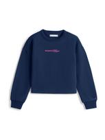 TOMMY HILFIGER Megztinis be užsegimo tamsiai mėlyna / rožių spalva