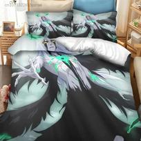 Anime Bleach Thousand-Year Blood War Bedding Set Bedroom Soft Modern Bedspreads Comefortable Duvet Cover Quilt Cover Pillowcase AU Single(140x210cm)