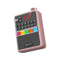 Mini Pocket FM Radio Portable Digital Radios Bluetooth Speaker  Voice Amplifier Rechargeable Recorder Support TF Card USB Play auksas