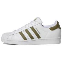 adidas Superstar 'White Focus Olive' (Unisex) Cloud White / Focus Olive / Cloud White Skate Shoes HP5501 44.0 white