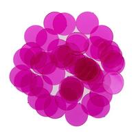 50Pcs 15Mm Plastic   Casino Bingo Markers Token Family Game Toy pink