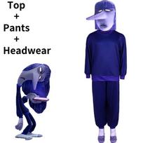 Unisex „Inside Out 2“ Cosplay Kostiumas, Lengvas ir Lankstus Role žaidimui Ennui,180 blue