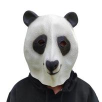 Gyvūnų kaukių kolekcija: Juokingas Gorila, Asilas, Haskis, Panda Lateksas