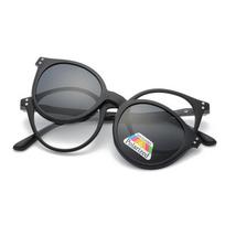 5 in 1 Magnetiniai Saulės Akiniai Moterims Prisegami Akiniai Vyrams Apvalūs Korekciniai Optiniai Skaitymo Akiniai Vairavimo Saulės Akiniai F 0.25 gray