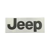 ABS Emblema Automobilio Galinės Bagažinės Ženklelis Priekinės Variklio Dangčio Lipdukas JEEP Wrangler Compass Grand Cherokee Renegade JK JL Patriot Rubicon Decal matinė juoda spalva