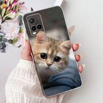 For Vivo Y33s 4G V2109 Case Vivo Y21 Y21s V2110 V2111 Luxury Painted Cover Soft Slim Phone Case For Vivo Y21e Y21t Y33t 4G Shell Vivo Y21 Y21s gray