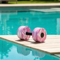 Water Dumbbell with Foam Weights EVA Lightweight Aquatic Exercise Dumbbells for gray