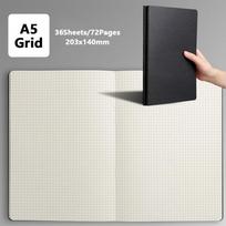 Langeliu/Linijuotas/Tuščias Sąsiuvinis A4/A5/B5 Eskizų Knygelė Vintažinis Planuoklis Sąsiuvinis Dovana A5-Grid