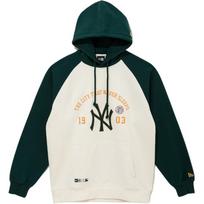 New Era MLB Color Block Pullover Hoodie Men hoodies Green 14397928 L white