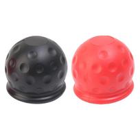 Automobilio priekabos rutulinio kablys apsauginis dangtelis Automobilio jachtos priekabos rutulinio kablys minkštas rutulinis dangtelis Spalvoti priekabos kablys rutuliai PVC sferinis dangtelis black