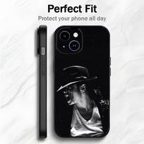 Populiarus Gražus Dainininkas M-Michael Jackson Telefonų Dėklas Telefonų Dėklas Madingas Minkšta Pakuotė Lengvas Skirtas iPhone17 16 15 14 ProMax iPhone15