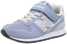 Vaikų sportbačiai YV996 Senas modelis Elastinga juosta Velcro Berniukams Mergaitėms Mėlyni Pilki cm M [New Balance] (JC3) 17.0 white