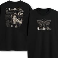 Lana Del Rey Ultraviolence Marškinėliai Unisex ir Moteriški Vasariniai Medvilniniai Y2K Drabužiai Laisvalaikio Mada Apvalia Kaklo Trumpomis Rankovėmis Streetwear S gray