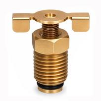 NPT 1/4  Air Compressor Drain Valve Hand-Turn Brass Drain Cock New Water Drain Tap 1/4" NPT