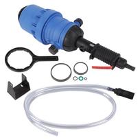 Garden Fertilizer Injector Multipurpose Water Powered Dosing Pump for Industry Garden Livestock gray