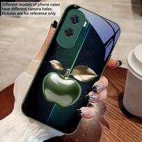 Stripe gradient apple red For Honor 200 90 8X 9X Pro Lite P50 P40 Nova 10 11i P60 Magic4 6 Mate 20 50 Tempered Glass Phone Case For Huawei P40 Pro black