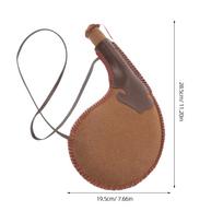1PC Portable Desert Water Bag Bota Bags For Traditional Water Container Liquid Storage Bag Outdoor Camping Flask Bota Bags Wear 28.5X19.5X2.5CM gray