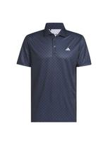 ADIDAS GOLF Sportiniai marškinėliai 'PERFORMANCE TEXTURED PRINT POLO' tamsiai mėlyna / balta
