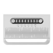 Stalinis daugiaspalvis mirksinčios liepsnos aromato difuzorius ir Bluetooth baltas triukšmas, raminanti šviesa, įtraukiantis garsas namų/viešbučio atmosferai balta