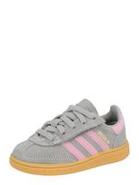 ADIDAS ORIGINALS Sportbačiai 'HANDBALL SPEZIAL' tamsiai pilka / ryškiai rožinė spalva