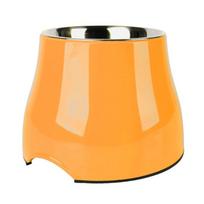 Neslystantis nerūdijančio plieno augintinio dubenėlis – idealus šunims ir katėms, įskaičiuotas nemokamas pristatymas Orange beige