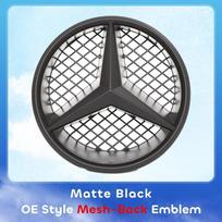 XHWHJ1 C200 E200 Mercedes Benz Automobilio Priekinių Grotelių Emblema Žvaigždės Ženklelis 3D Veidrodinis OE Stiliaus Plokščias Paviršius Mercedes Benz W245 W204 X204 B