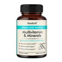 Bunkell Multivitamin & Minerals Women's Stress Support 120 Vegan Capsules 120 Capsules