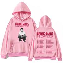 Bruno Mars The Romantic Tour 2026 Hoody Vyras Moteris Harajuku Ilgomis Rankovėmis Megztinis Viršutinė Dalis Džemperis Dovana S raudona