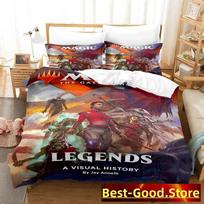 2023 M-Magic The Gathering Bedding Set Cartoon Anime three-piece set Adult Kid Bedroom Duvetcover Sets 3D Kawaii 70x133cm 2pcs beige