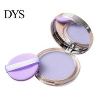 Oil-absorbing Setting Powder 11G Lavender Matte with Puff Oil Control Natural Long Lasting Pressed Face Shine-Free Women Girls Makeup Conceal B gray