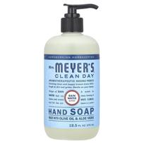Mrs. Meyers Clean Day, Hand Soap, Rain Water, 12.5 fl oz (370 ml) white
