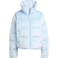 Adidas Originals Regendown Puffer Velvet Stand Collar Solid Color Short Jacket Down Coat Women Jacket Pink Blue JH3600 S white