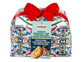 Panettone pyragas su figomis ir šokolado gabaliukais, 1 kg